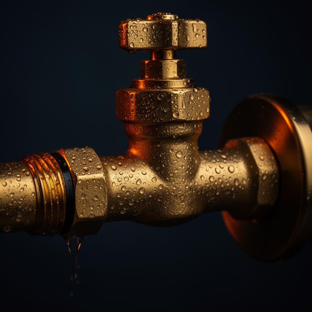 Brass plumbing fixture